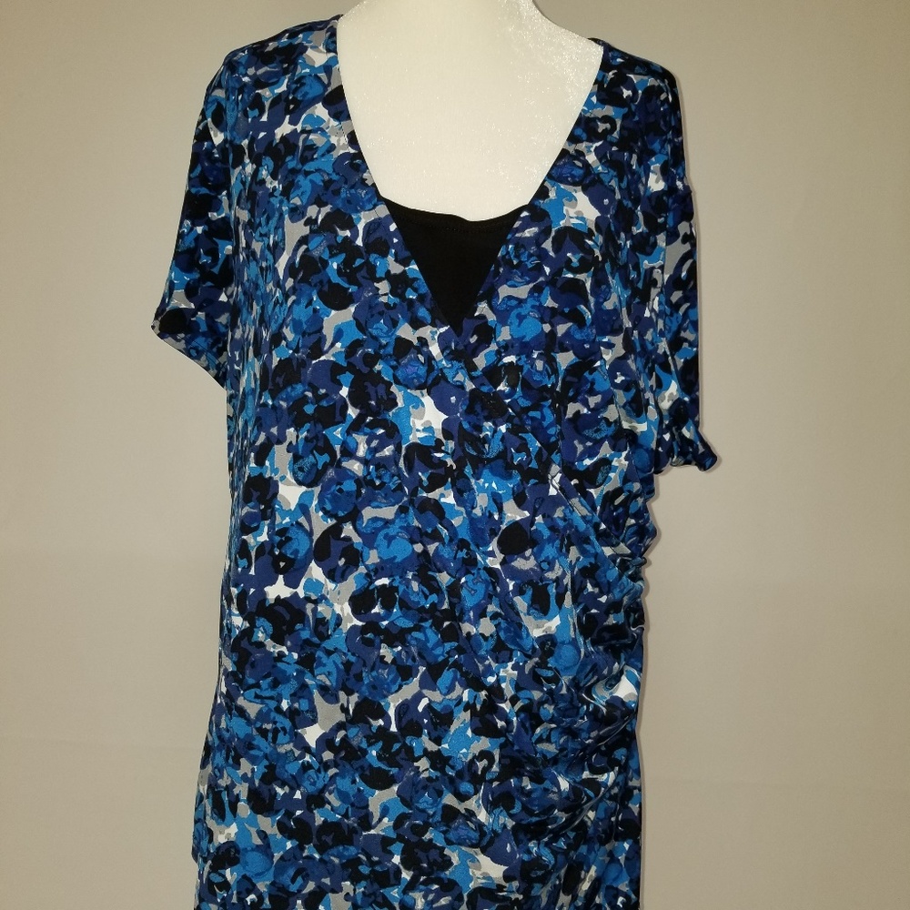 Faux wrap around top